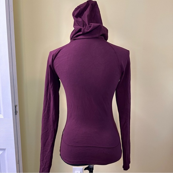 Lululemon Women's Burgundy On Repeat Rulu Hoodie Size 4 - Picture 3 of 10
